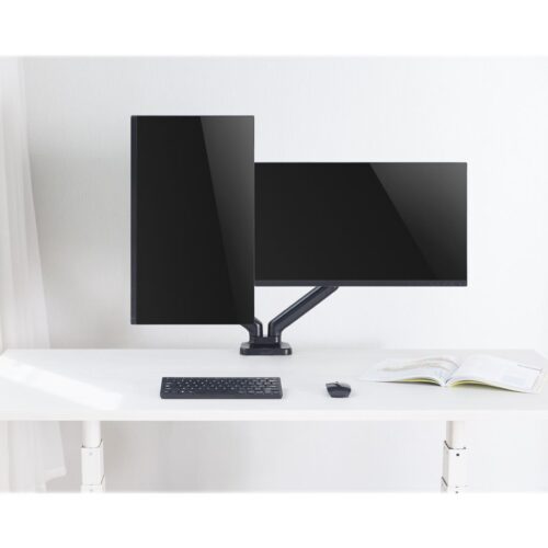 TNB ERGO Line Double Articulated Monitor Arm Ideal For Positioning 2 Screens Side By Side