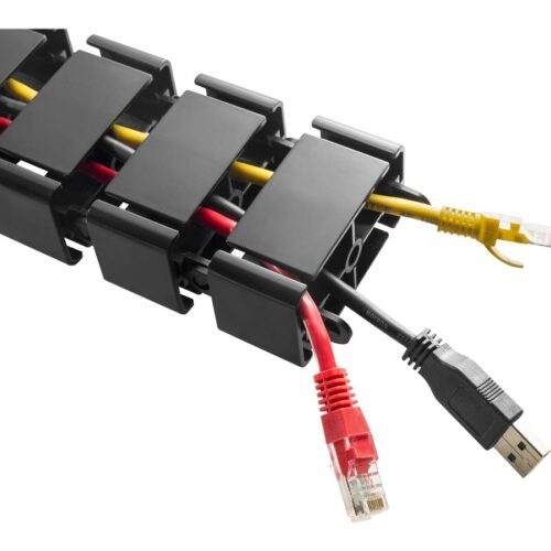 TNB ERGO Line Hinged Cable Guide With Metal Base Optimal Management Of Office Cables Cable Guide With Detachable Spine