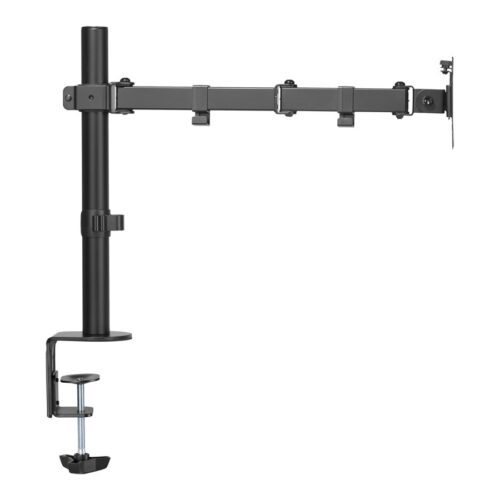 TNB ERGO Line Single Height Adjustable Monitor Stand Screen Pole With Simple Articulation And Height Adjustment
