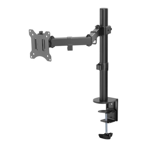 TNB ERGO Line Single Height Adjustable Monitor Stand Screen Pole With Simple Articulation And Height Adjustment