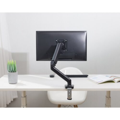 TNB ERGO Line Single Monitor Articulated Arm And Gas Spring Adjustment Material Steel For Screen Size