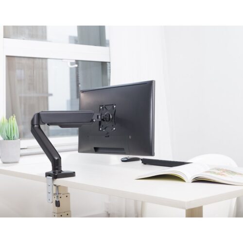 TNB ERGO Line Single Monitor Articulated Arm And Gas Spring Adjustment Material Steel For Screen Size