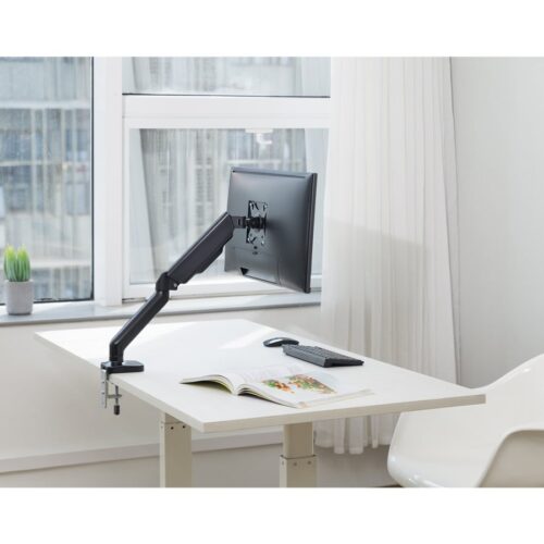 TNB ERGO Line Single Monitor Articulated Arm And Gas Spring Adjustment Material Steel For Screen Size