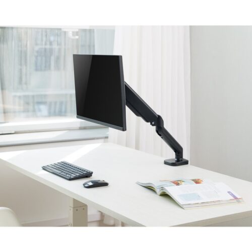 TNB ERGO Line Single Monitor Articulated Arm And Gas Spring Adjustment Material Steel For Screen Size