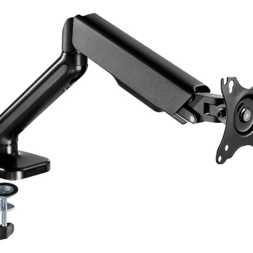 TNB ERGO Line Single Monitor Articulated Arm And Gas Spring Adjustment Material Steel For Screen Size