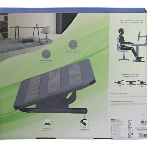 TNB ERGO Line Tilting Footrest In Metal Find The Right Posture For Your Seat Tilting Footrest Made Of Steel