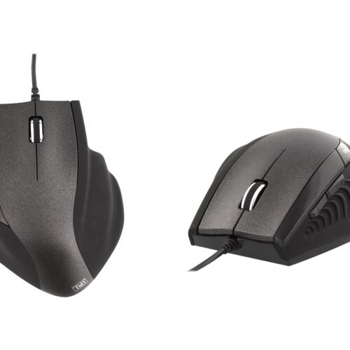 TNB ERGO Line Wired Ergonomic Mouse Black Optimized Design For Comfortable Use