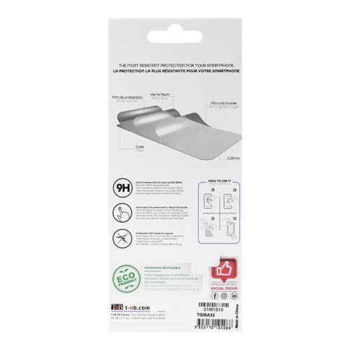TNB Full Tempered Glass Protection For Samsung Galaxy A32 5G Transparent