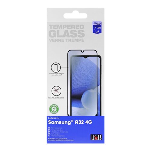 TNB Full Tempered Glass Protection For Samsung Galaxy A32 5G Transparent