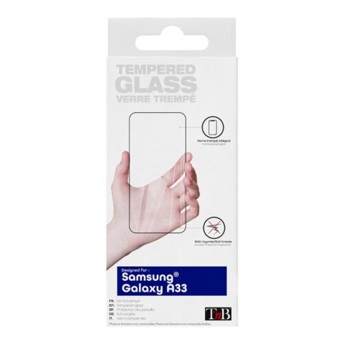 TNB Full Tempered Glass Protection For Samsung Galaxy A33 Transparent