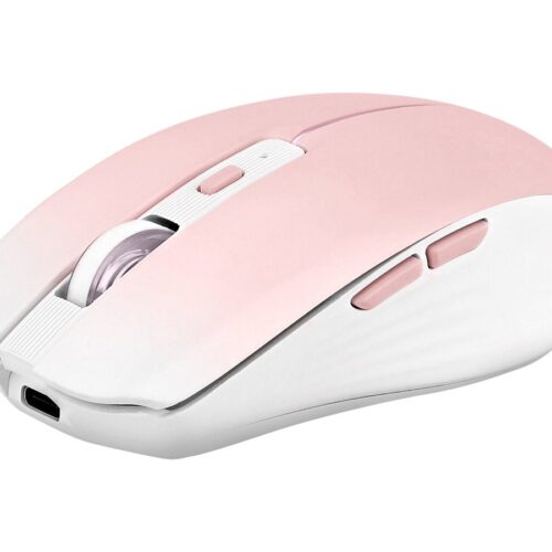 TNB GRADIENT – Dual connect rechargeable colorful wireless mouse – pink