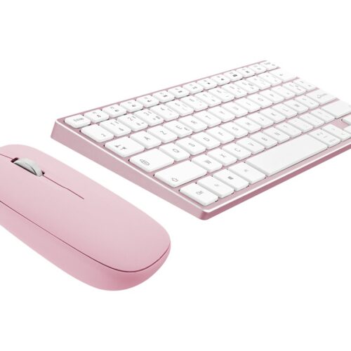 TNB iClick color Bluetooth keyboard and mouse – pink AZERTY (FR)