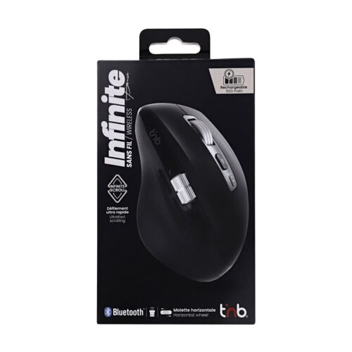 TNB INFINITEPRO – Rechargeable Wireless Mouse With Double Wheel