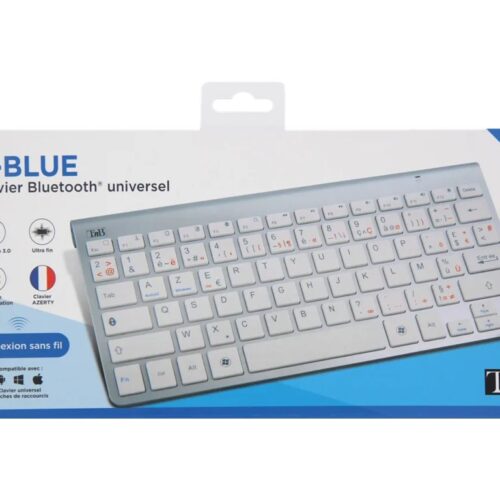 TNB K-BLUE Bluetooth 3.0 Keyboard Compact And Slim Bluetooth Keyboard 78 Keys Designed To Connect To Computers And Tablets