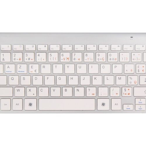 TNB K-BLUE Bluetooth 3.0 Keyboard Compact And Slim Bluetooth Keyboard 78 Keys Designed To Connect To Computers And Tablets