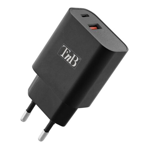 TNB Mains charger 1 USB-C Power Delivery + USB-A Quick Charge 30W