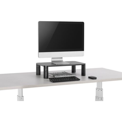 TNB Monitor Riser With Modular Riser Solid Particle Board And Moisture Resistance Heavy-Duty 20Kg Adjustable Height