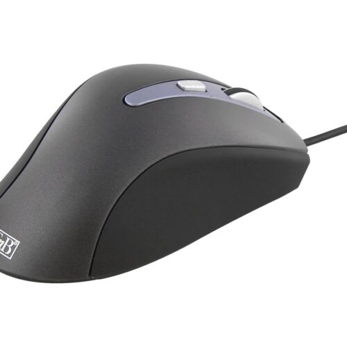 TNB Office Wired Mouse Black Ultra Comfortable Curved Shape Allowing To Perfectly Fit The Shape Of The Hand Pleasant Grip