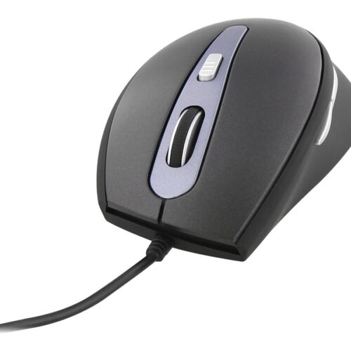 TNB Office Wired Mouse Black Ultra Comfortable Curved Shape Allowing To Perfectly Fit The Shape Of The Hand Pleasant Grip