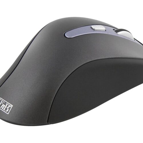 TNB Office Wireless Mouse Black Ultra Comfortable Curved Shape Allowing To Perfectly Fit The Shape Of The Hand Pleasant Grip