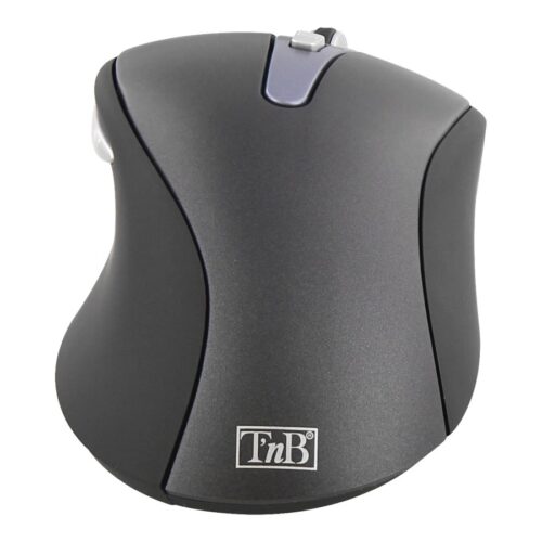 TNB Office Wireless Mouse Black Ultra Comfortable Curved Shape Allowing To Perfectly Fit The Shape Of The Hand Pleasant Grip