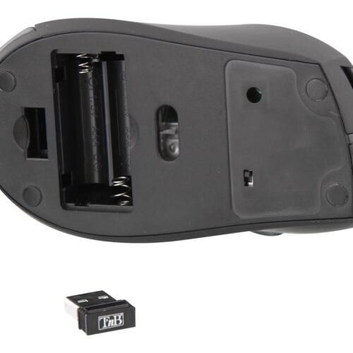 TNB Office Wireless Mouse Black Ultra Comfortable Curved Shape Allowing To Perfectly Fit The Shape Of The Hand Pleasant Grip