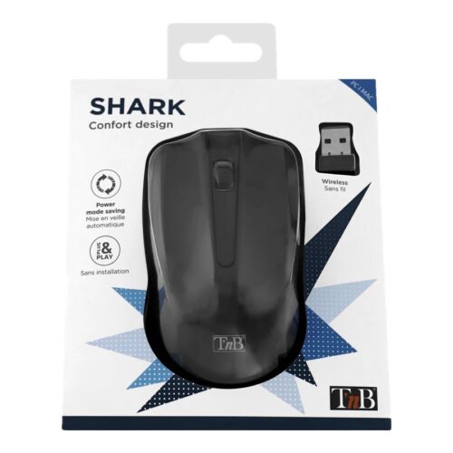 TNB SHARK Rf10 1000Dpi 2.4Ghz Wireless Optical Mouse Automatic Connection Usb Receiver Rf 2.4Ghz Range Up To 10M