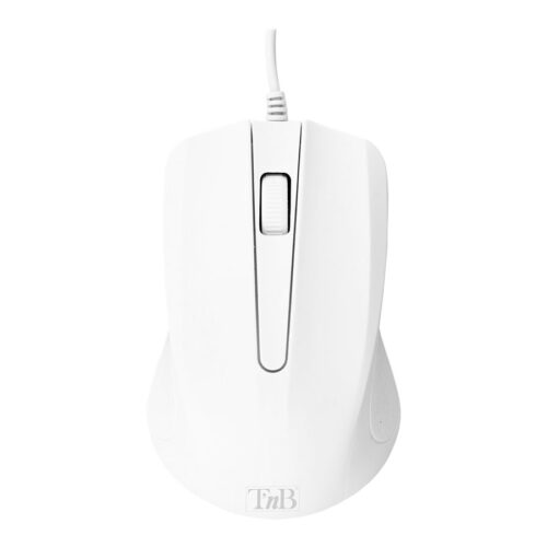 TNB SHARK – Wired optical mouse – white
