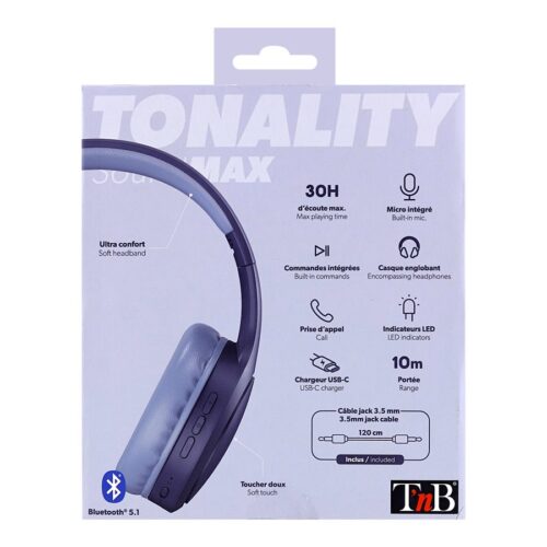 TNB TONALITY On-ear Bluetooth headphones