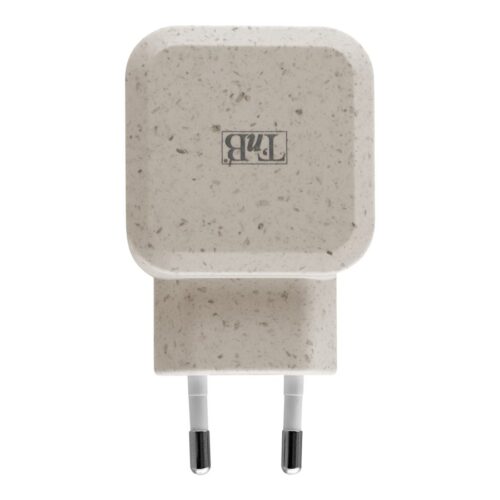 TNB USB Eco-friendly Wall Charger 2.4A Sand