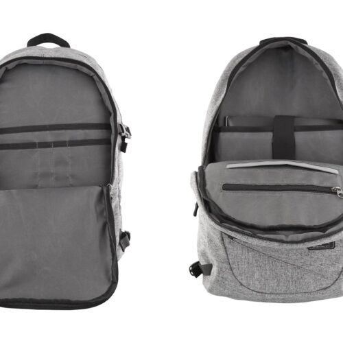 TNB WILD – Backpack with multiple pockets – mottled grey