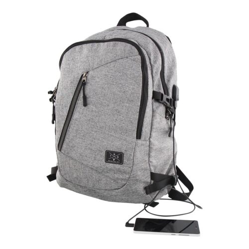TNB WILD – Backpack with multiple pockets – mottled grey