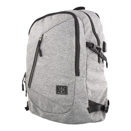 TNB WILD – Backpack with multiple pockets – mottled grey