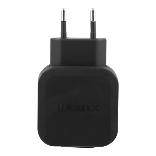 TNB XTREMWORK 30W Mains 2 USB Charger Black