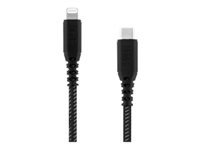 TNB XTREMWORK USB-C/Lightning Cable 1.5m Black/Grey