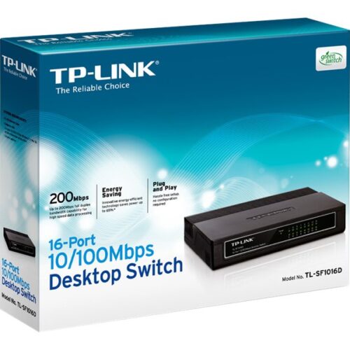 TP-LINK 16port 10/100 Switch Desktop