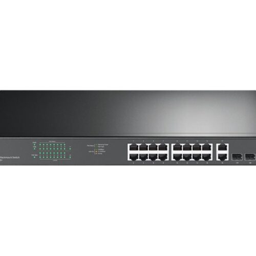 TP-LINK 18-Port Gigabit Rackmount Switch with 16-Port PoE+