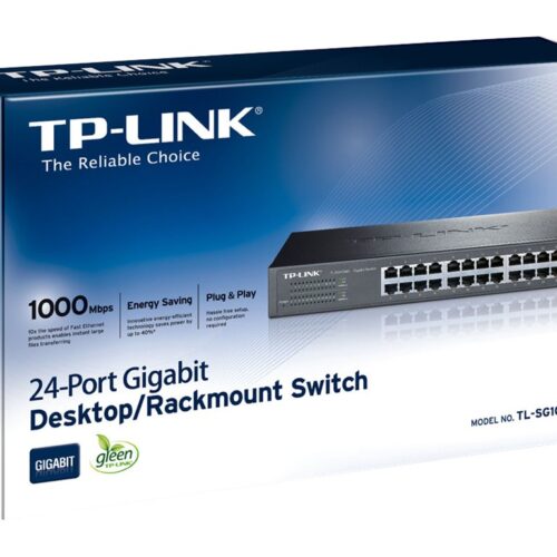 TP-LINK 24port Gigab. ECO-Switch 19in