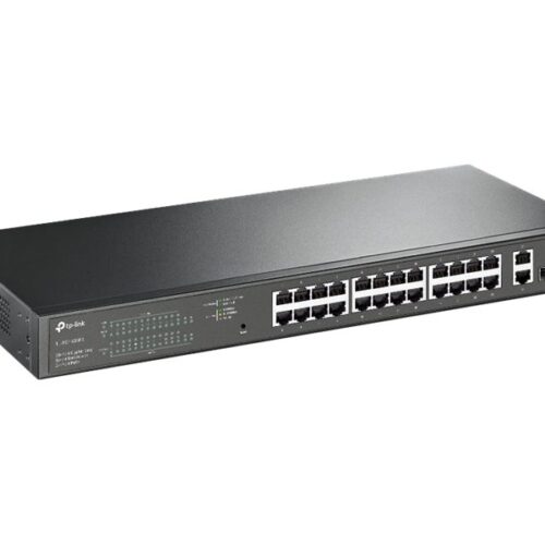 TP-LINK 28-Port Gigabit Easy Smart Switch with 24-Port PoE+