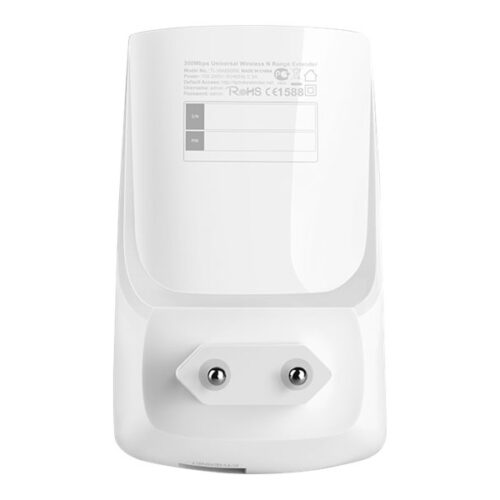 TP-LINK 300Mbps Universal Wireless N Range Extender,Wall Mount, 2.4GHz, 300Mbps, 802.11b/g/n  internal antennas Range Extender Butt