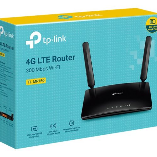 TP-LINK 300Mbps Wireless N 4G LTE Router build-in 150Mbps 4G LTE modem with 3×10/1