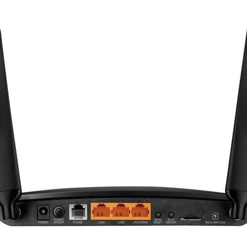 TP-LINK 300Mbps Wireless N 4G LTE Telephony Router 2xAntennas 2xFast Ethernet LAN Ports 1xFast Ethernet WAN/LAN Port