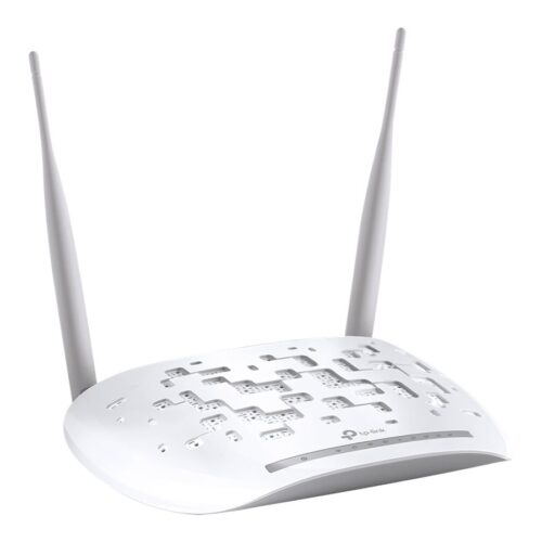 TP-LINK 300Mbps Wireless N USB VDSL2 Modem Router Broadcom, 802.11b/g/n 300Mbps at 2.4GHz 4 FE LAN ports 1 USB 2.0 Port 2 fixed ant