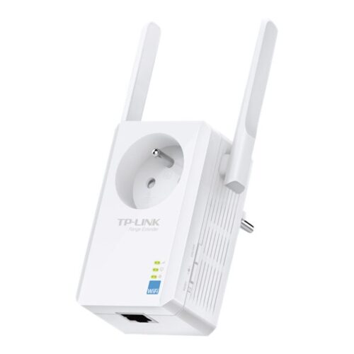 TP-LINK 300Mbps Wireless N Wall Plugged Range Extender with Pass Through Atheros 2T2R 2.4GHz 802.11n/g/b Power on/off and Ranger Ext