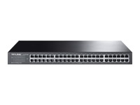 TP-LINK 48-port 10/100M Switch 48 10/100M RJ45 ports 1U 19-inch rack-mountable steel case
