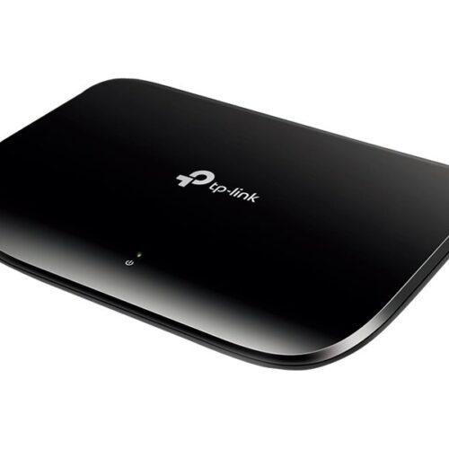 TP-LINK 5-Port-Gigabit-Desktop-Switch – 5x 10/100/1000MBit/s-RJ45-Ports – plastic case (new Design) – V6.0