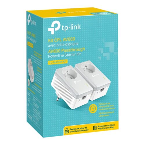 TP-LINK 500Mbps Nano Powerline Ethernet Adapter Kit HomePlug AV Twin Pack