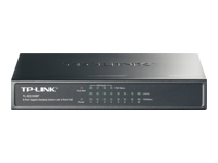 TP-LINK 8-Port Gigabit Desktop PoE Switch 8×10/100/1000Mbps RJ45 ports including 4 PoE ports steel case