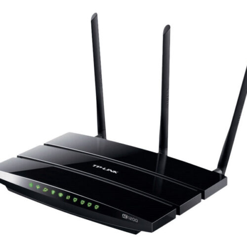 TP LINK AC1200 Modem Routeur WiFi VDSL/ADSL Broadcom  CPU 802.11ac/a/n/g/b 867Mbps at 5GHz + 300Mbps at 2.4GHz 1GE WAN/LAN+3FE LAN 1