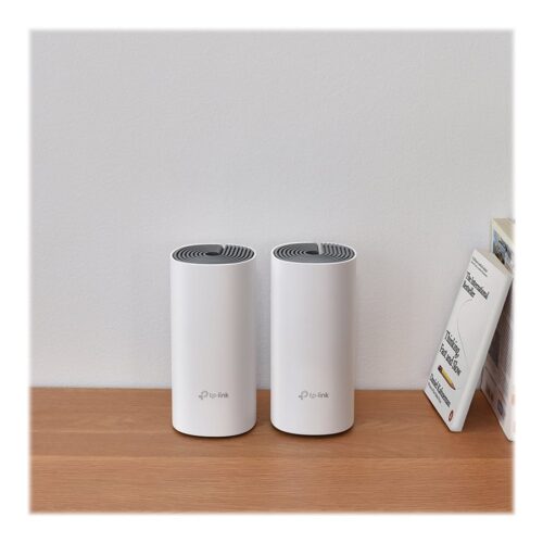 TP-LINK AC1200 Whole-Home Mesh Wi-Fi System Qualcomm CPU 867Mbps at 5GHz+300Mbps at 2.4GHz 2 10/100Mbps Ports 2 internal antennas
